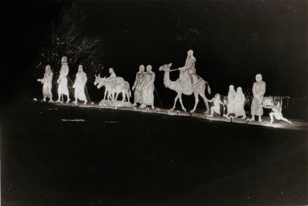 Davenport Memorial Park Cemetery Christmas Display